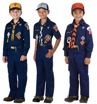 cub scout uniform patch placement