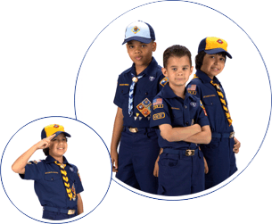 Cub Scouts in uniform
