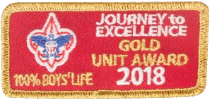 Journey to Excellence 2018 Gold 100% Boys' Life